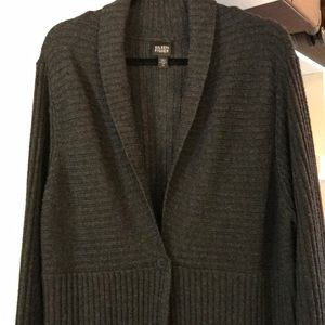 Rare Eileen Fisher heavy sweater jacket XL